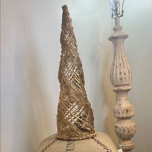 Gold Woven Decorative Holiday Decor